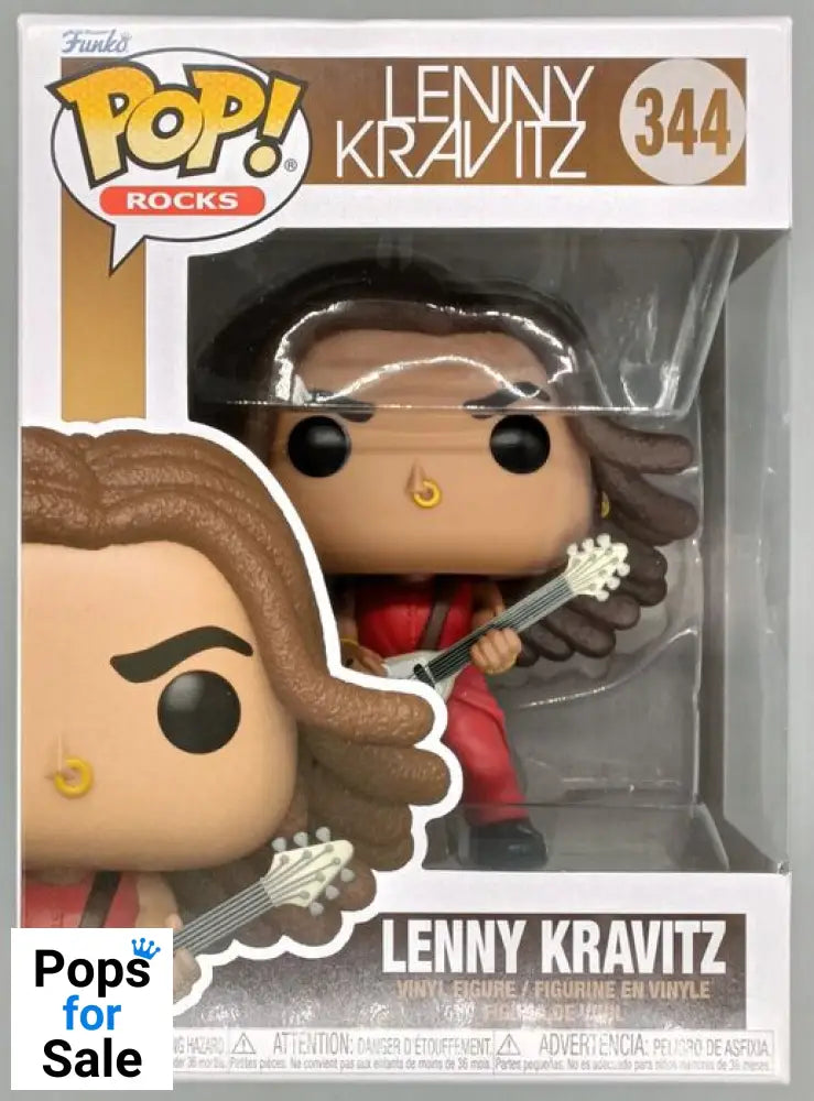 344 Lenny Kravitz - Rocks - New Funko POP