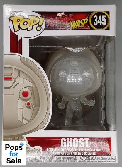 #345 Invisible Ghost - Marvel Ant-Man & the Wasp Box Damaged Funko POP