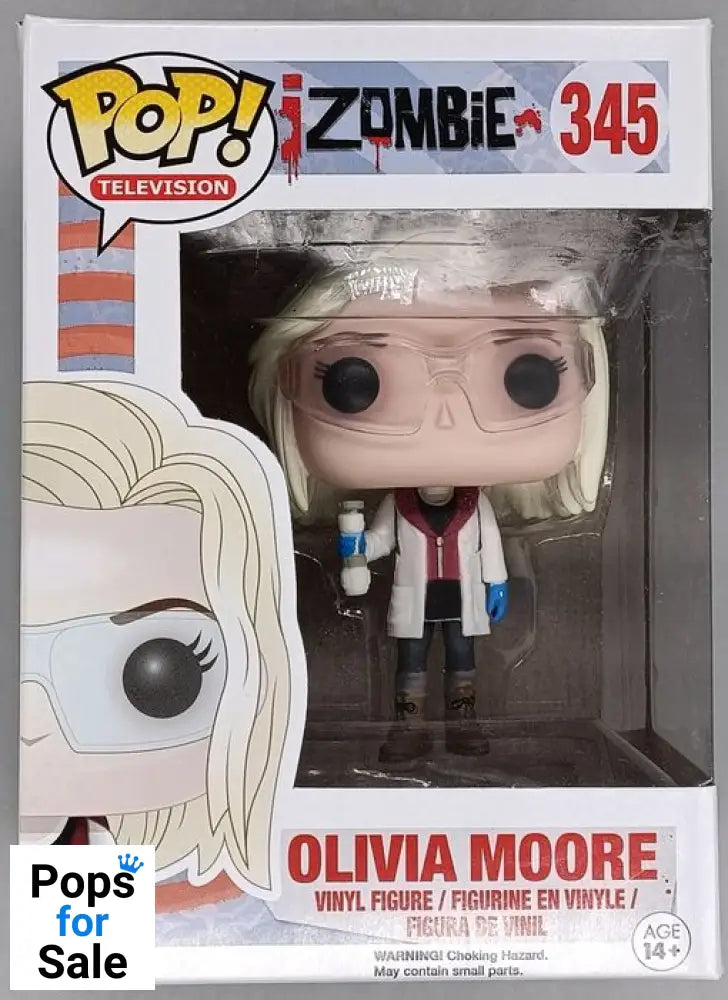 #345 Olivia Moore (Safety Glasses) - iZombie - Box Damaged Funko POP