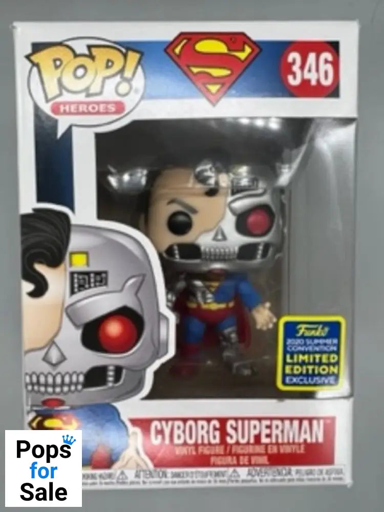 #346 Cyborg Superman - DC - 2020 Con - Box Damaged Funko POP