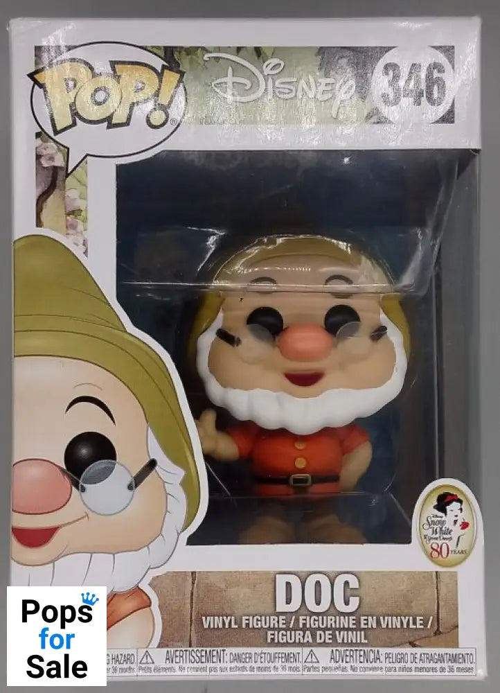 #346 Doc - Disney Snow White and the Seven Dwarfs Box Damaged Funko POP