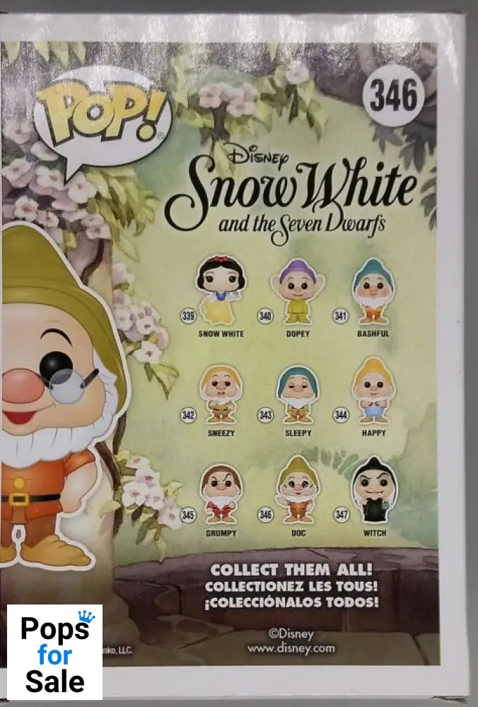 #346 Doc - Disney Snow White and the Seven Dwarfs Box Damaged Funko POP