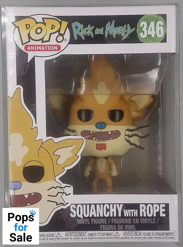 346 Squanchy with Rope - Rick and Morty Funko POP