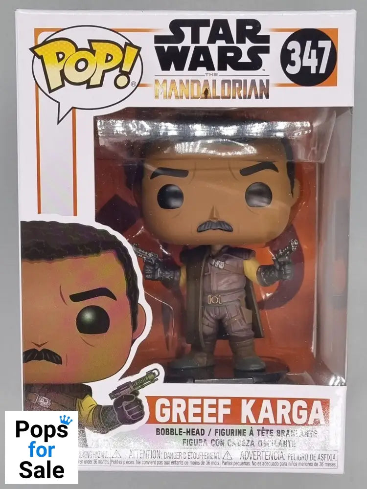 347 Greef Karga - Star Wars - The Mandalorian - Funko POP - Box Damaged