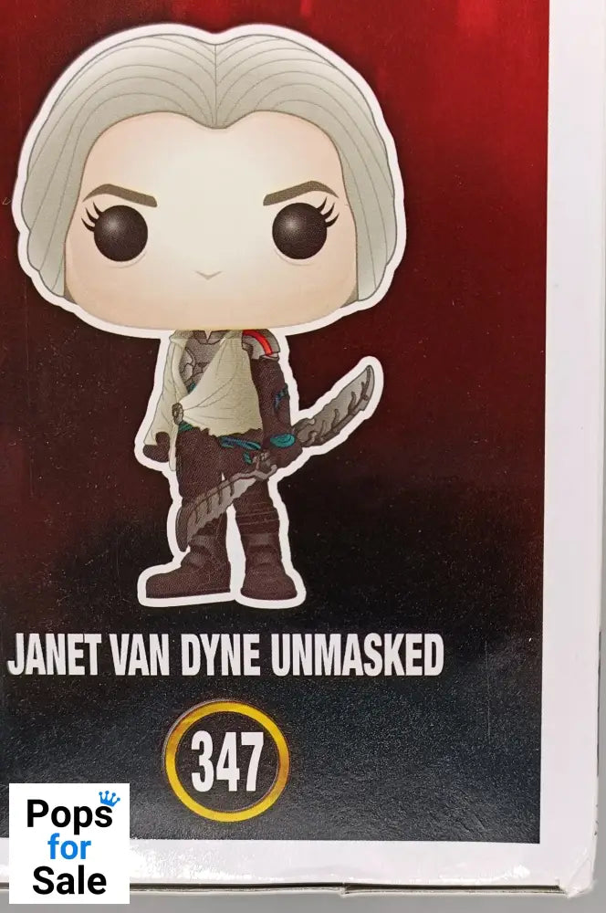 347 Janet van Dyne Unmasked - Marvel Ant-Man & The Wasp Funko POP - Box Damaged 