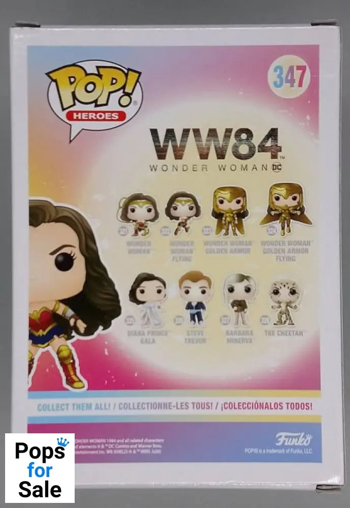 #347 Wonder Woman (w/ Tiara Boomerang) DC WW84 Funko POP