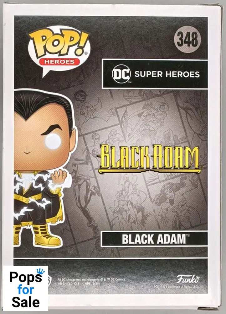 #348 Black Adam - Glow - DC Super Heroes Funko POP