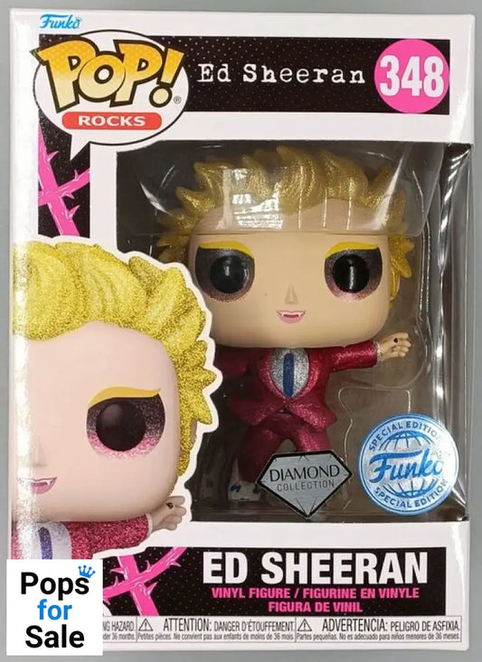 348 Ed Sheeran (Diamond) - Bad Habits - Rocks Funko POP - Brand New