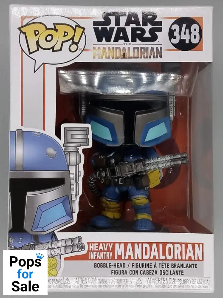 #348 Heavy Infantry Mandalorian - Star Wars The Mandalorian Funko POP