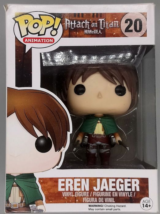 20 Eren Jaeger - Attack on Titan - Funko POP - Box Damaged