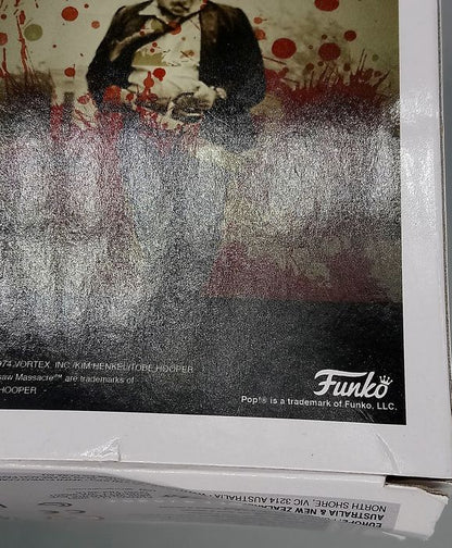 #1119 Leatherface (w/ Mallet) The Texas Chainsaw Mas Box Damaged Funko POP