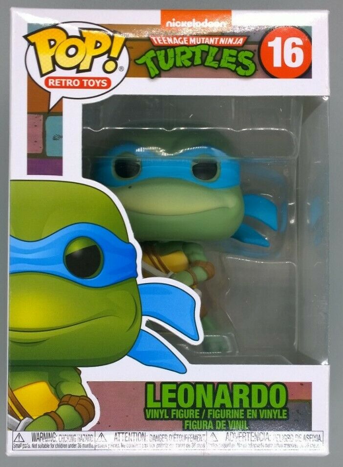 16 Leonardo (Retro) - Teenage Mutant Ninja Turtles 1990 Funko POP