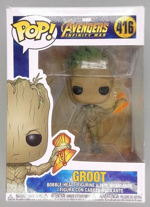 #416 Groot (Stormbreaker) Marvel Avengers Infinity Box Damaged Funko POP