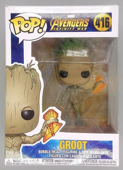 #416 Groot (Stormbreaker) Marvel Avengers Infinity Box Damaged Funko POP