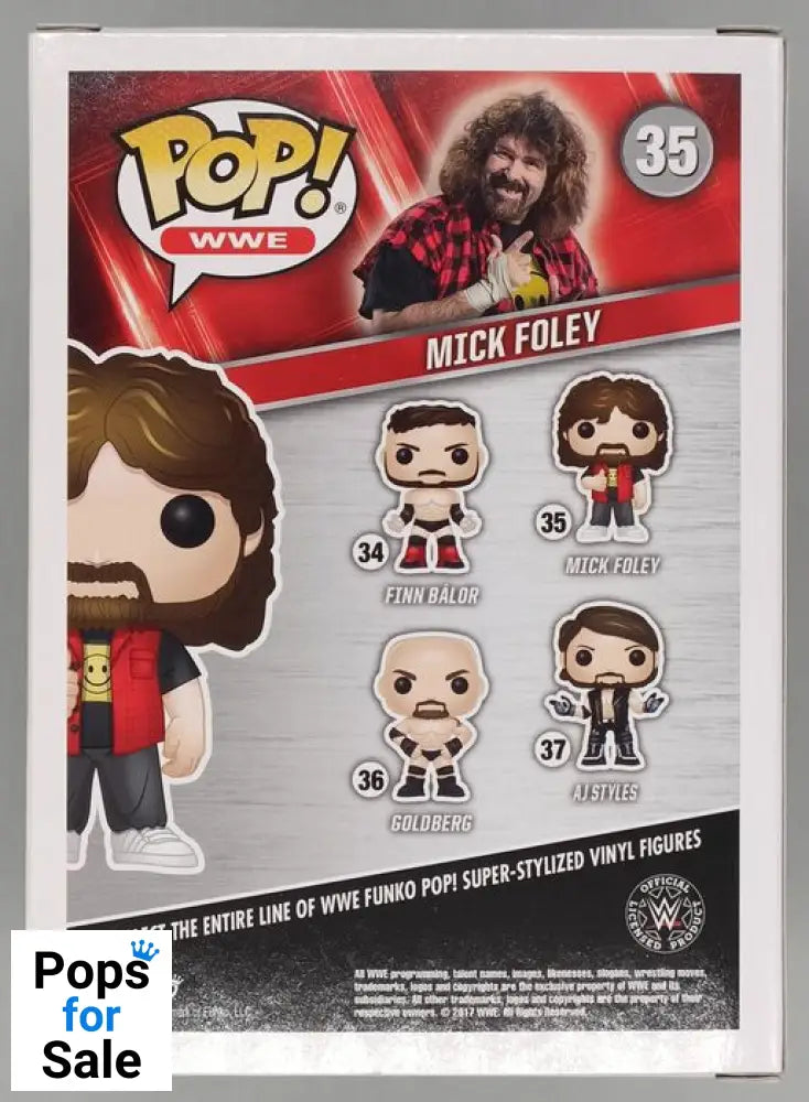 #35 Mick Foley - WWE - Box Damaged Funko POP