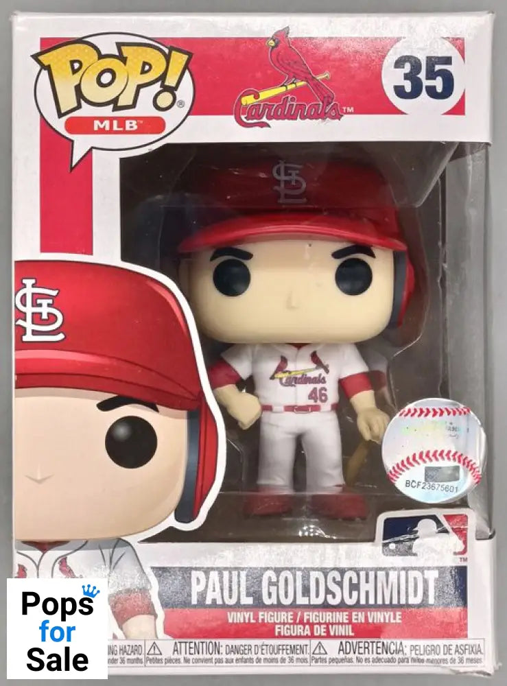 #35 Paul Goldschmidt - MLB Baseball St Louis Card Box Damaged Funko POP