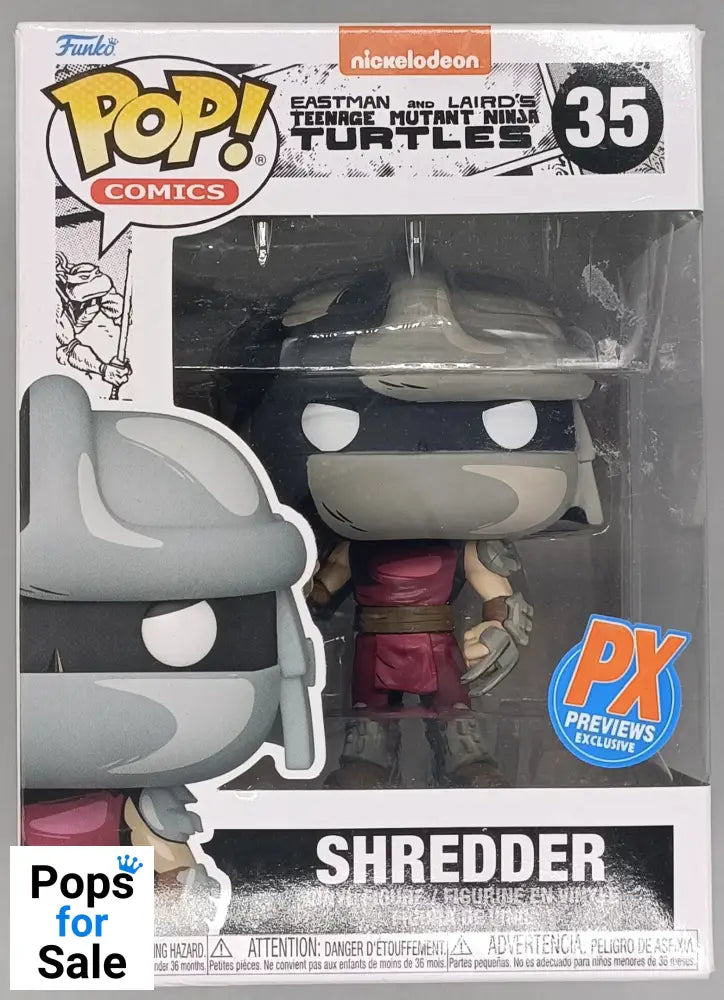 35 Shredder - TMNT Teenage Mutant Ninja Turtles - Funko POP - Box Damaged