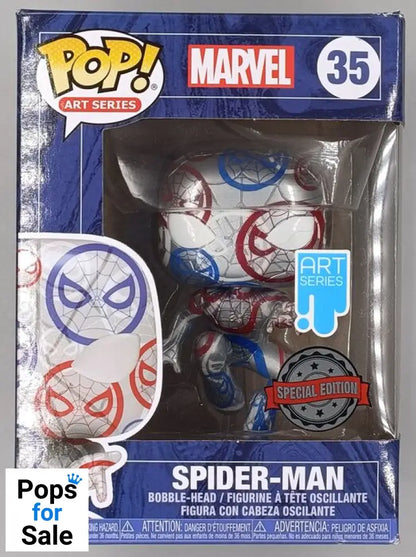 #35 Spider-Man - Art Series - Marvel - Box Damaged Funko POP