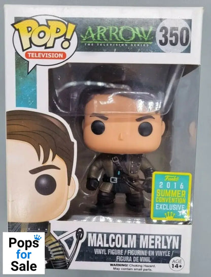 #350 Malcolm Merlyn - Arrow - 2016 Con Funko POP