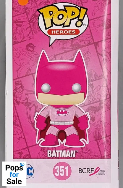 351 Batman (BCA) - DC - Breast Cancer Awareness - Funko POP - Box Damaged