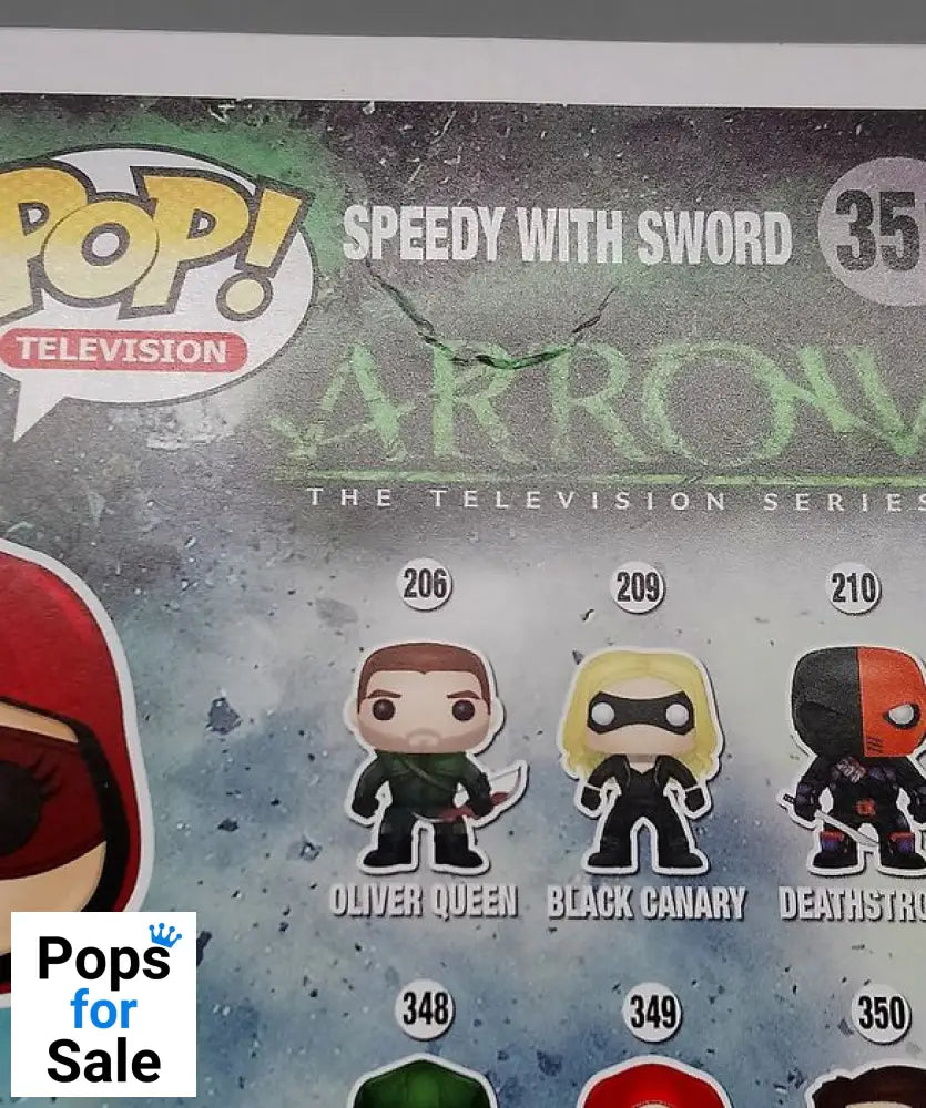 #351 Speedy with Sword - Arrow - Box Damaged Funko POP