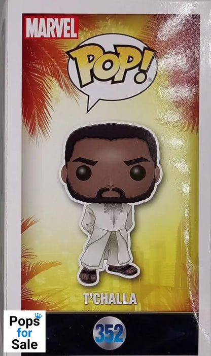 #352 T'Challa (White) - Marvel Black Panther - Box Damaged Funko POP