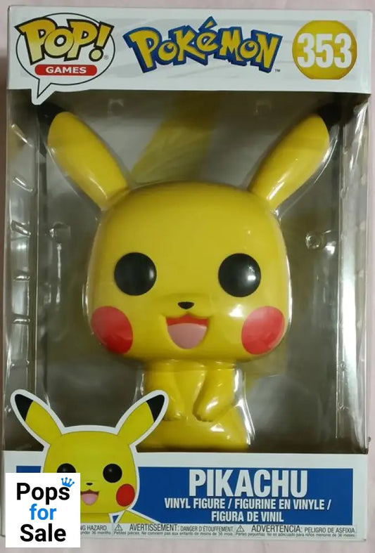 353 Pikachu - 10 Inch Supersize - Pokemon - Funko POP - Box Damaged