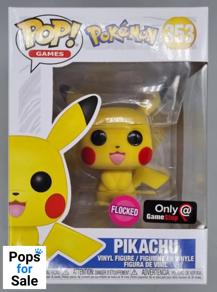 #353 Pikachu - Flocked - Pokemon - Exclusive Funko POP