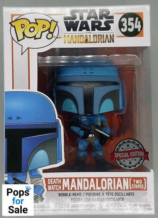 #354 Death Watch Mandalorian (Two Stripes) - Star Wars Funko POP