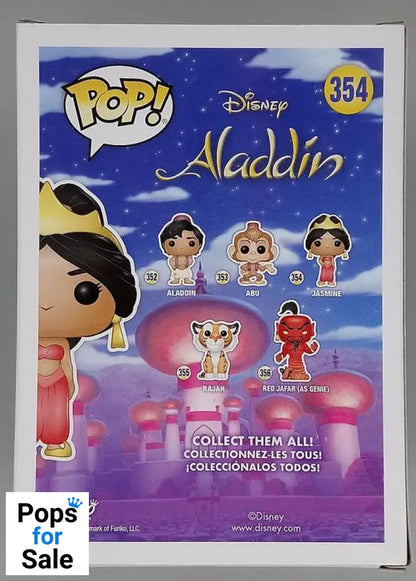 #354 Jasmine - Glitter - Disney Aladdin - Exclusive Funko POP