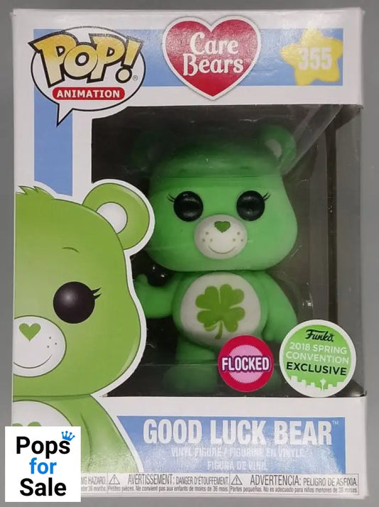 355 Good Luck Bear - Flocked - Care Bears - Funko POP - Box Damaged