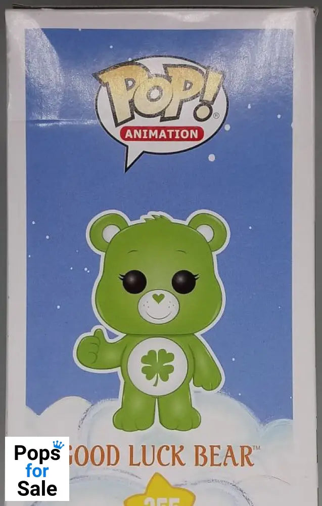 355 Good Luck Bear - Flocked - Care Bears - Funko POP - Box Damaged