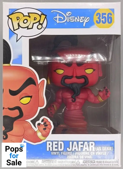 #356 Red Jafar (as Genie) - Disney Aladdin - Box Damaged Funko POP