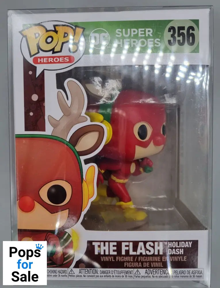 356 The Flash (Holiday Dash) - DC Super Heroes - Funko POP - Box Damaged