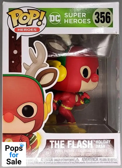 356 The Flash (Holiday Dash) - DC Super Heroes - Funko POP - Box Damaged