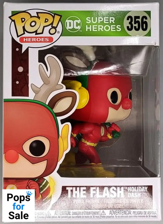 356 The Flash (Holiday Dash) - DC Super Heroes - Funko POP - Box Damaged