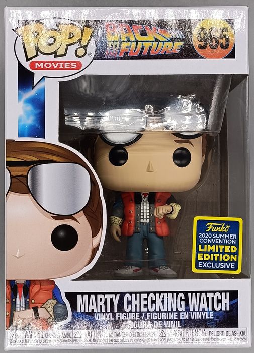 965 Marty (Checking Watch) Back to the Future - Box Damaged Funko POP