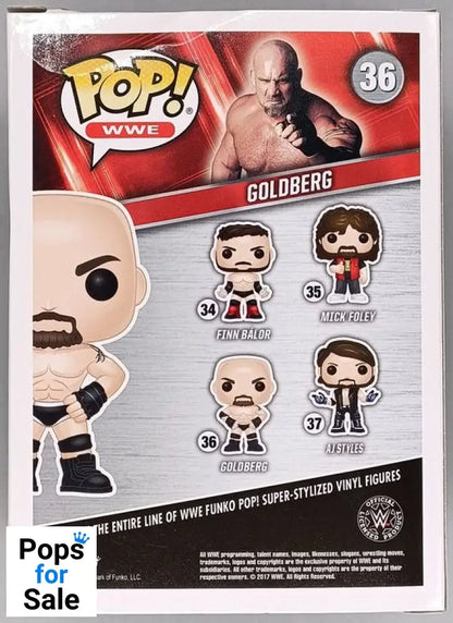 #36 Goldberg - WWE - Box Damaged Funko POP