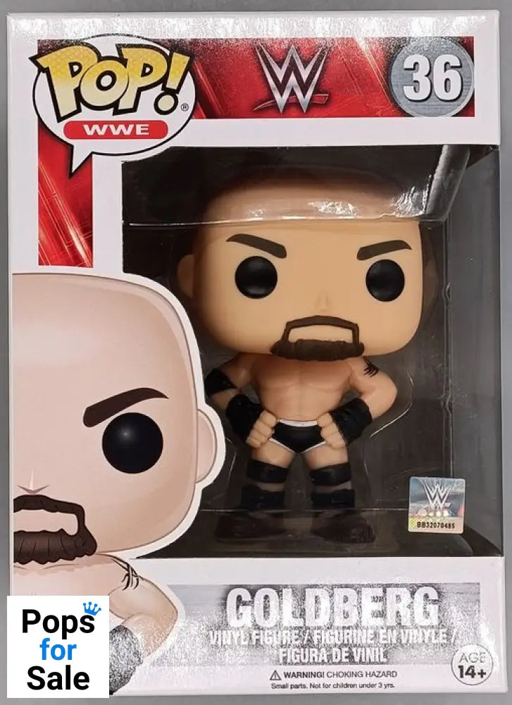 #36 Goldberg - WWE - Box Damaged Funko POP