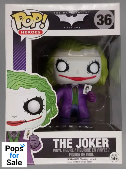 #36 The Joker - DC Batman: Dark Knight - Box Damaged Funko POP