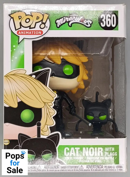 360 Cat Noir (with Plagg) - Miraculous Funko POP - Box Damaged