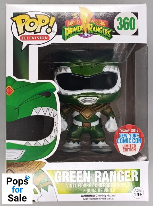 360 Green Ranger - Metallic - Power Rangers - 2016 Con Funko POP