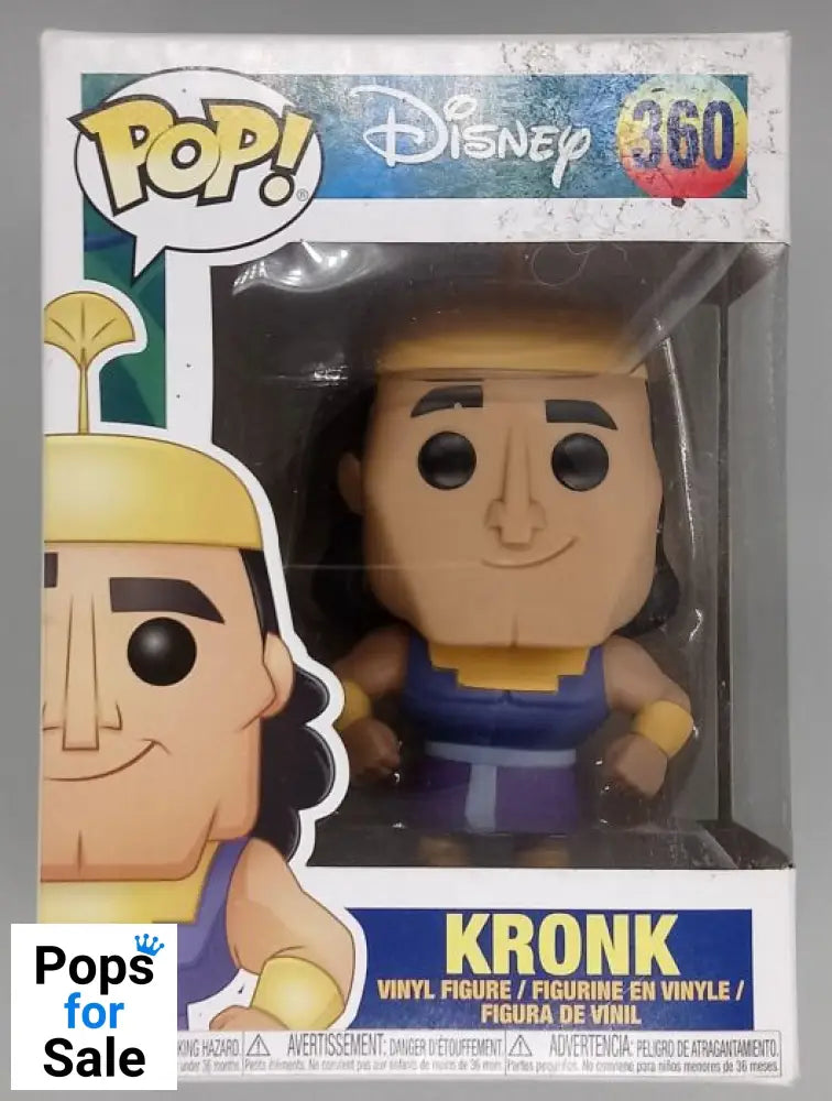 360 Kronk - Disney The Emperor's New Groove Funko POP - Box Damaged