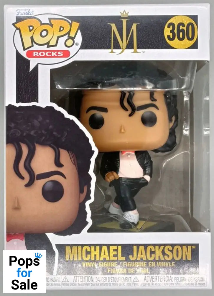 360 Michael Jackson - Billie Jean - Rocks - Brand New Funko POP