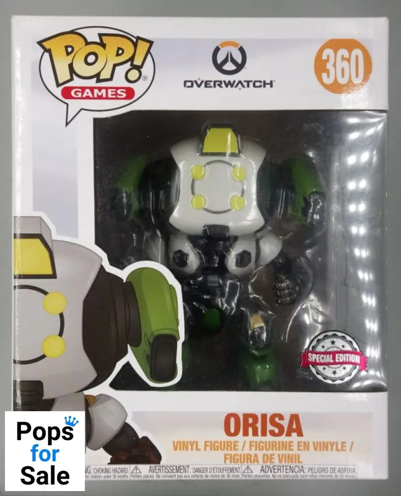 360 Orisa (OR-15) - 6 Inch - Overwatch - Box Damaged Funko POP