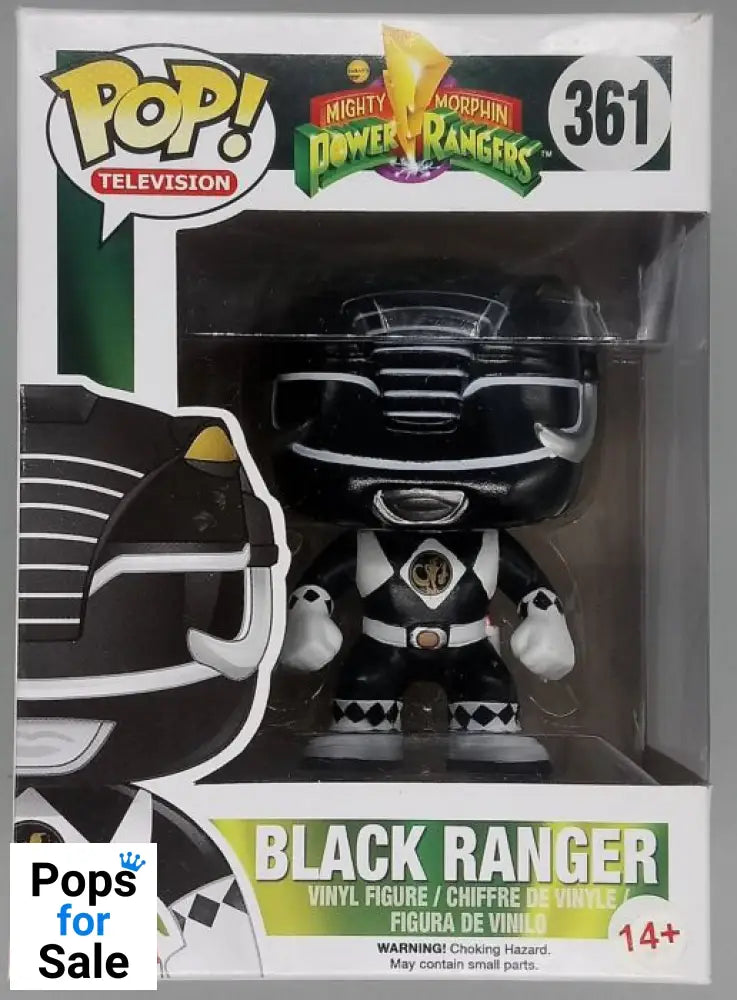 #361 Black Ranger - Power Rangers - Box Damaged Funko POP