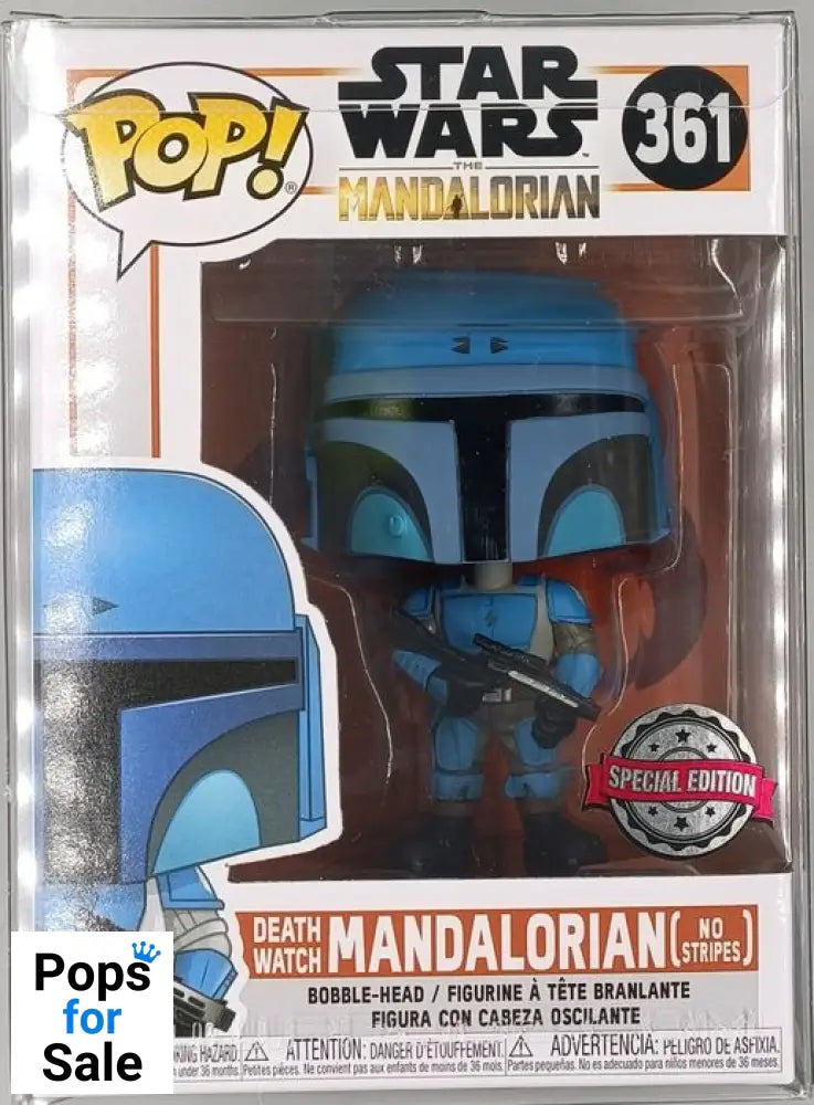 #361 Death Watch Mandalorian (No Stripes) - Star Wars Funko POP