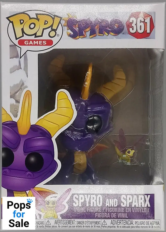 361 Spyro and Sparx - Spyro the Dragon Funko POP