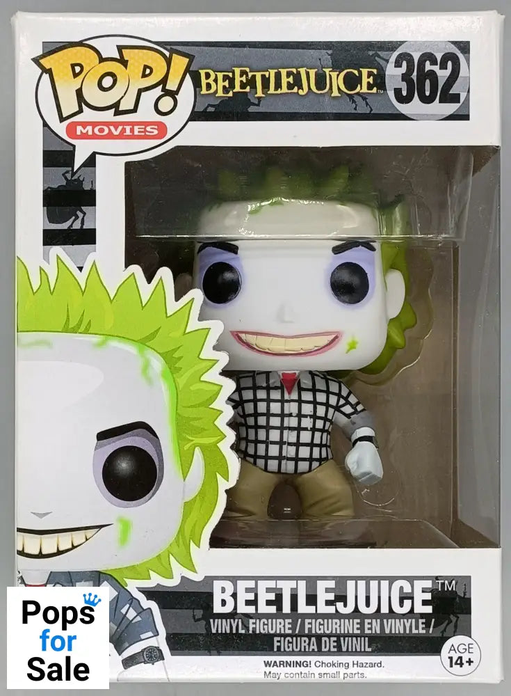 #362 Beetlejuice (Adam's Clothes) - Horror - Beetlejuice Box Damaged Funko POP