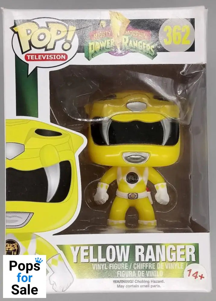 362 Yellow Ranger - Power Rangers - Box Damaged Funko POP